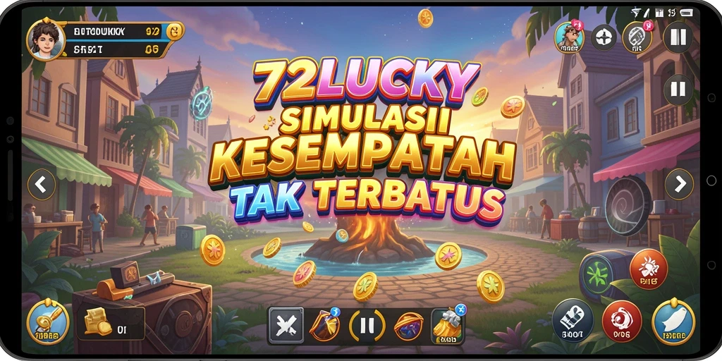 Screenshot gameplay 72LUCKY menampilkan aksi seru dalam simulasi.