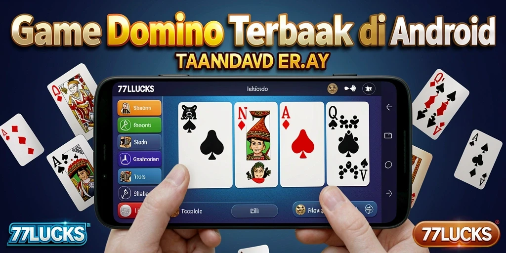Tampilan gameplay menarik dari 77LUCKS dengan domino.