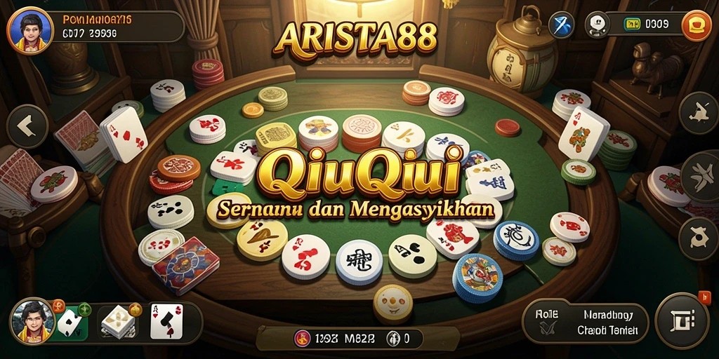 Tampilan menarik dari gameplay QiuQiu ARISTA88.