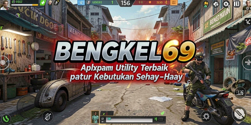 Tampilan antarmuka BENGKEL69 yang sederhana dan fungsional.