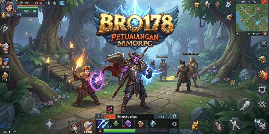Gameplay seru dengan grafis memukau di dunia MMORPG.