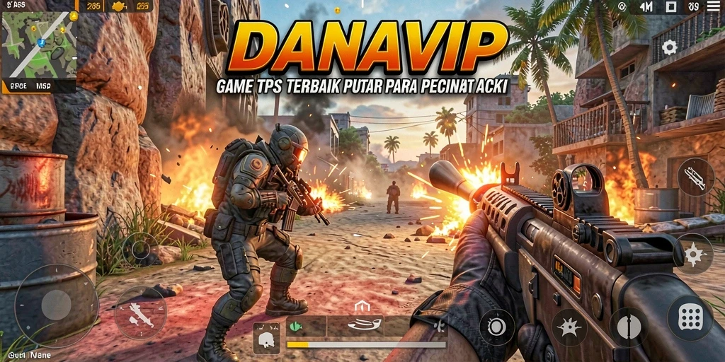 Tampilan menarik dari gameplay seru DANAVIP di TPS.