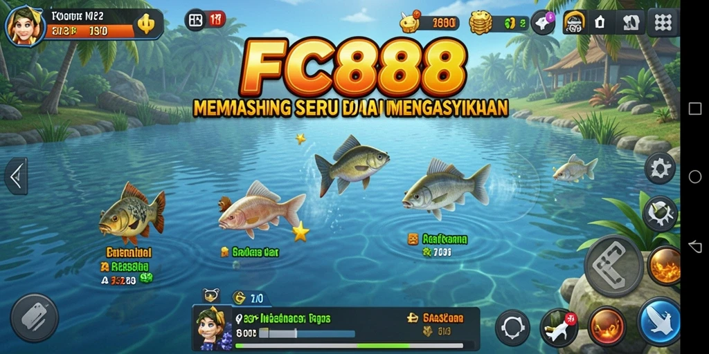 Tangkapan besar dan gameplay memancing yang menarik di FC888.