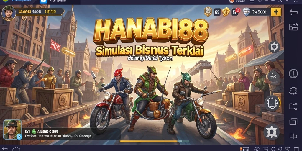 Tampilan screenshot utama HANABI88 yang menunjukkan keseruan gameplay Tycoon.