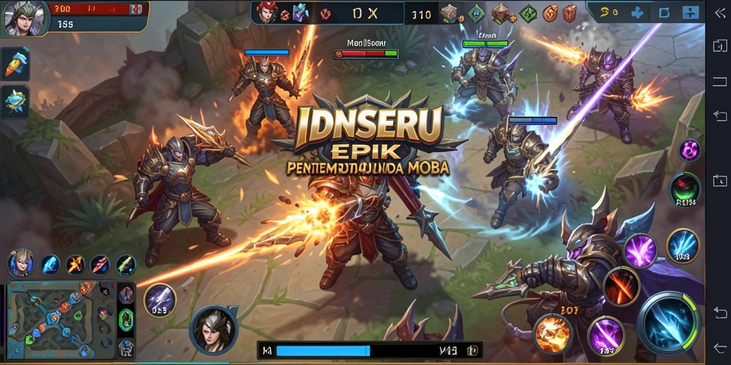 Gameplay seru dan strategi mendebarkan di IDNSERU.