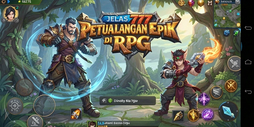 Gameplay epik JELAS777 yang menampilkan pertarungan seru dan karakter unik.