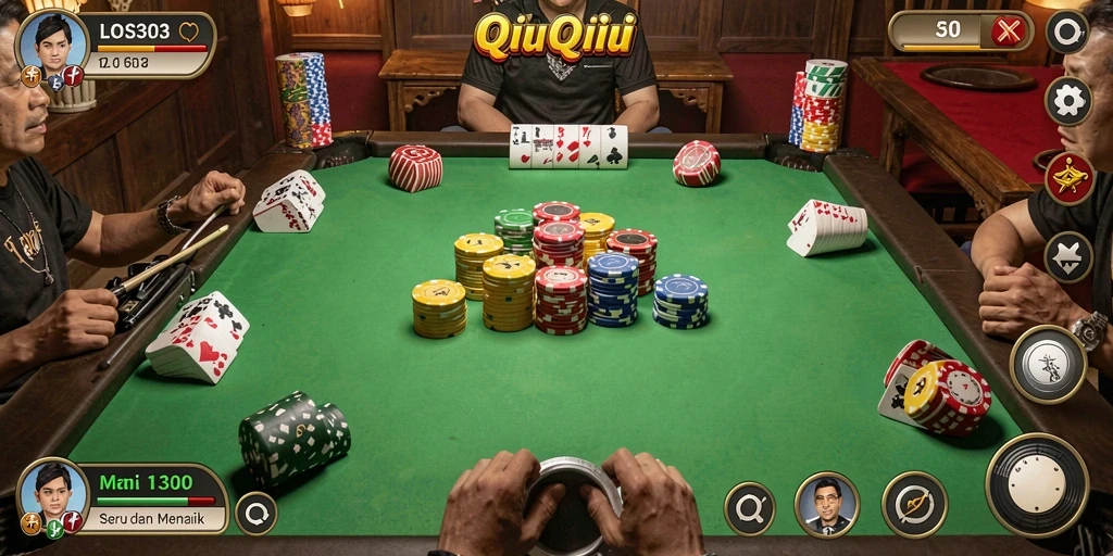 Tampilan gameplay menarik dari LOS303 yang menampilkan QiuQiu.
