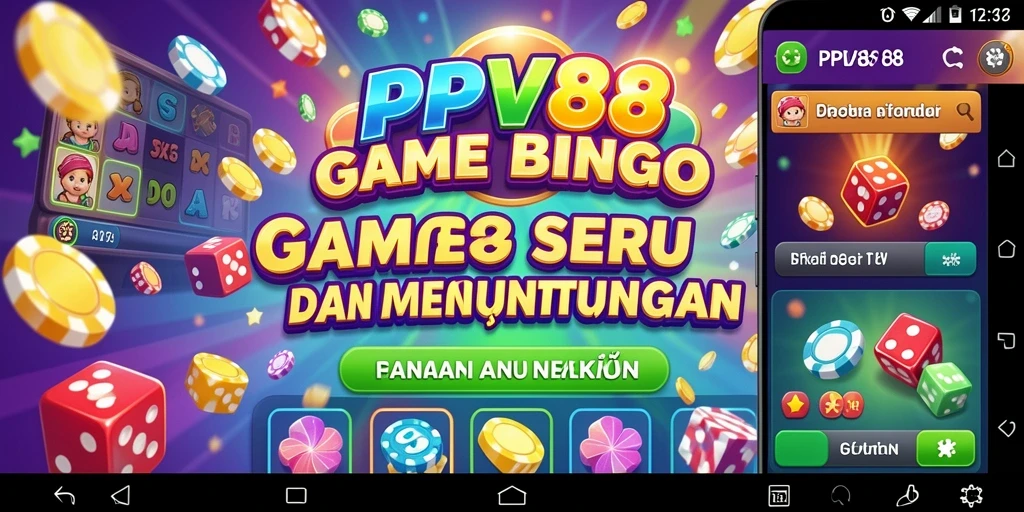 Tampilan gameplay seru di PPV88 dengan suasana Bingo yang menyenangkan.