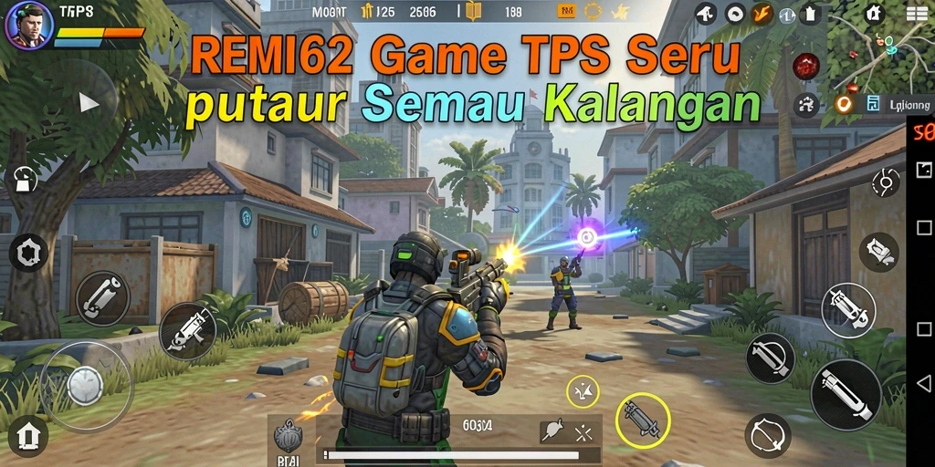 Tampilan gameplay menegangkan di dunia TPS.