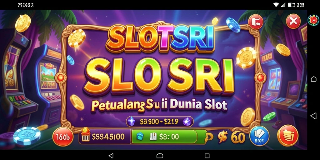 Tampilan gameplay SLOTSRI yang penuh petualangan dan tantangan.