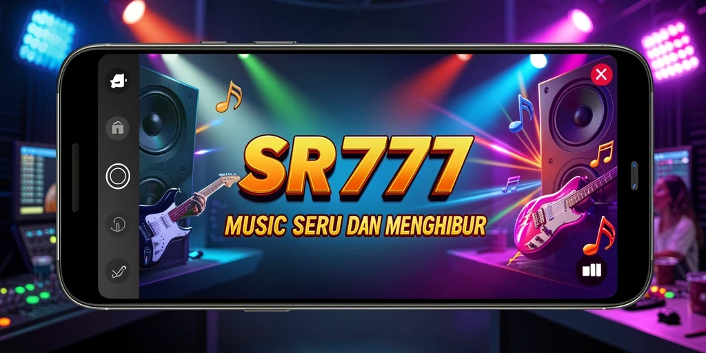 Gameplay SR777 yang menampilkan serunya permainan musik.