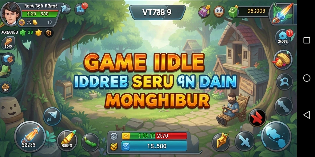 Tampilan utama gameplay VT789 yang menarik dan penuh warna.
